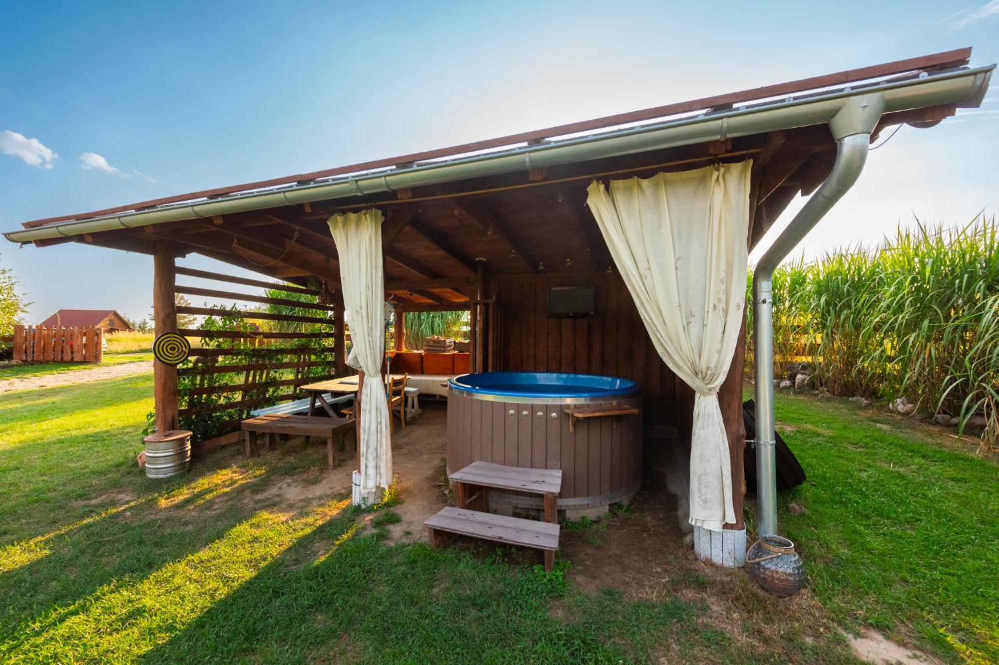 Nad Stawem Bogaczewo Villa Güldenboden Exterior foto