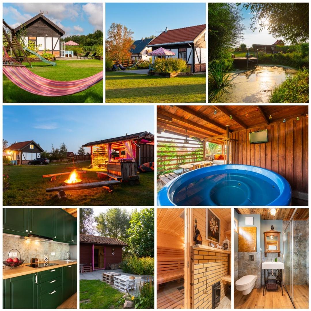 Nad Stawem Bogaczewo Villa Güldenboden Exterior foto