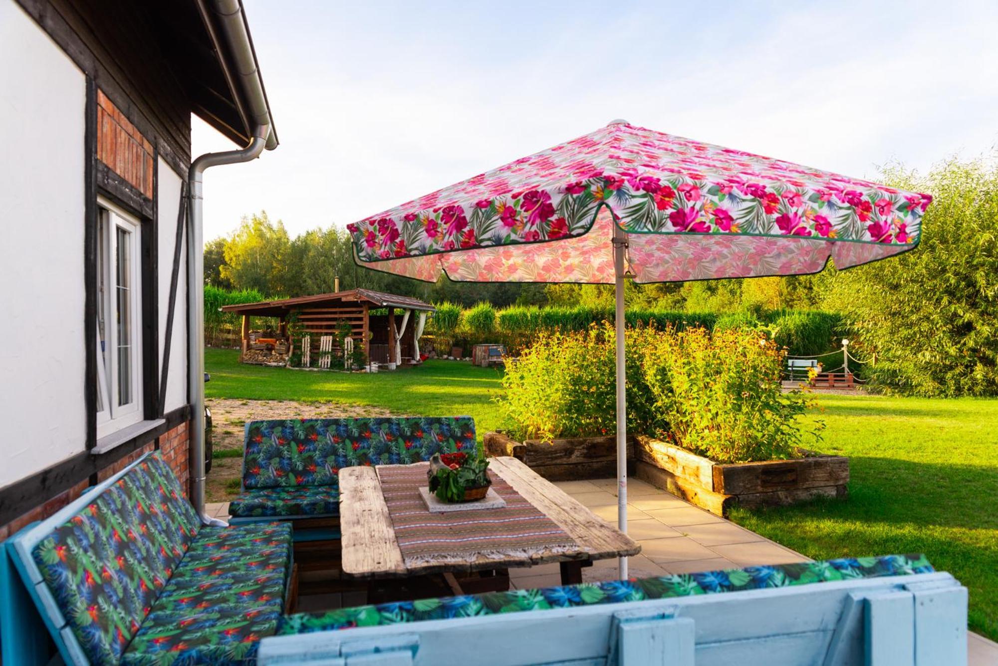 Nad Stawem Bogaczewo Villa Güldenboden Exterior foto