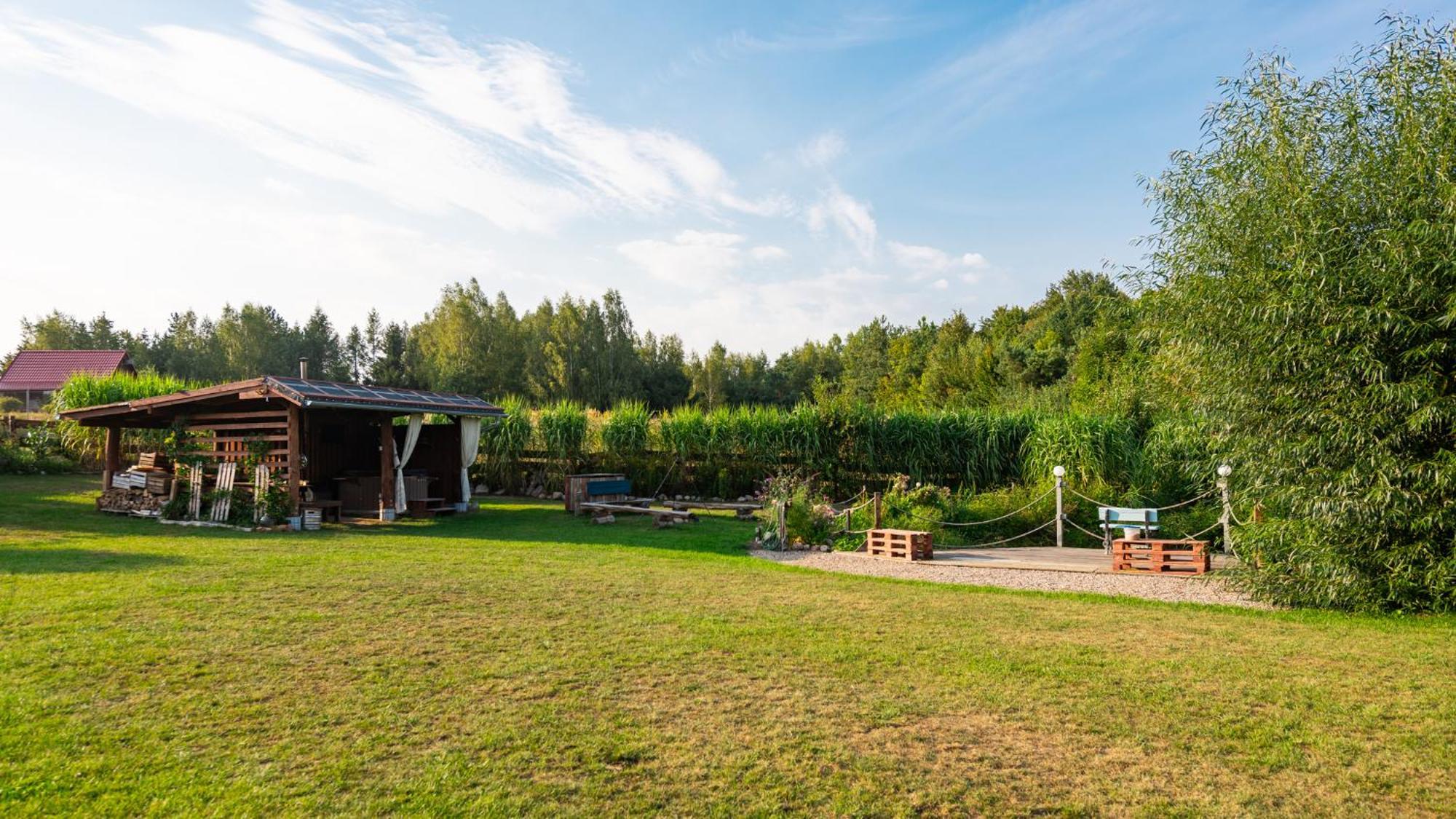 Nad Stawem Bogaczewo Villa Güldenboden Exterior foto