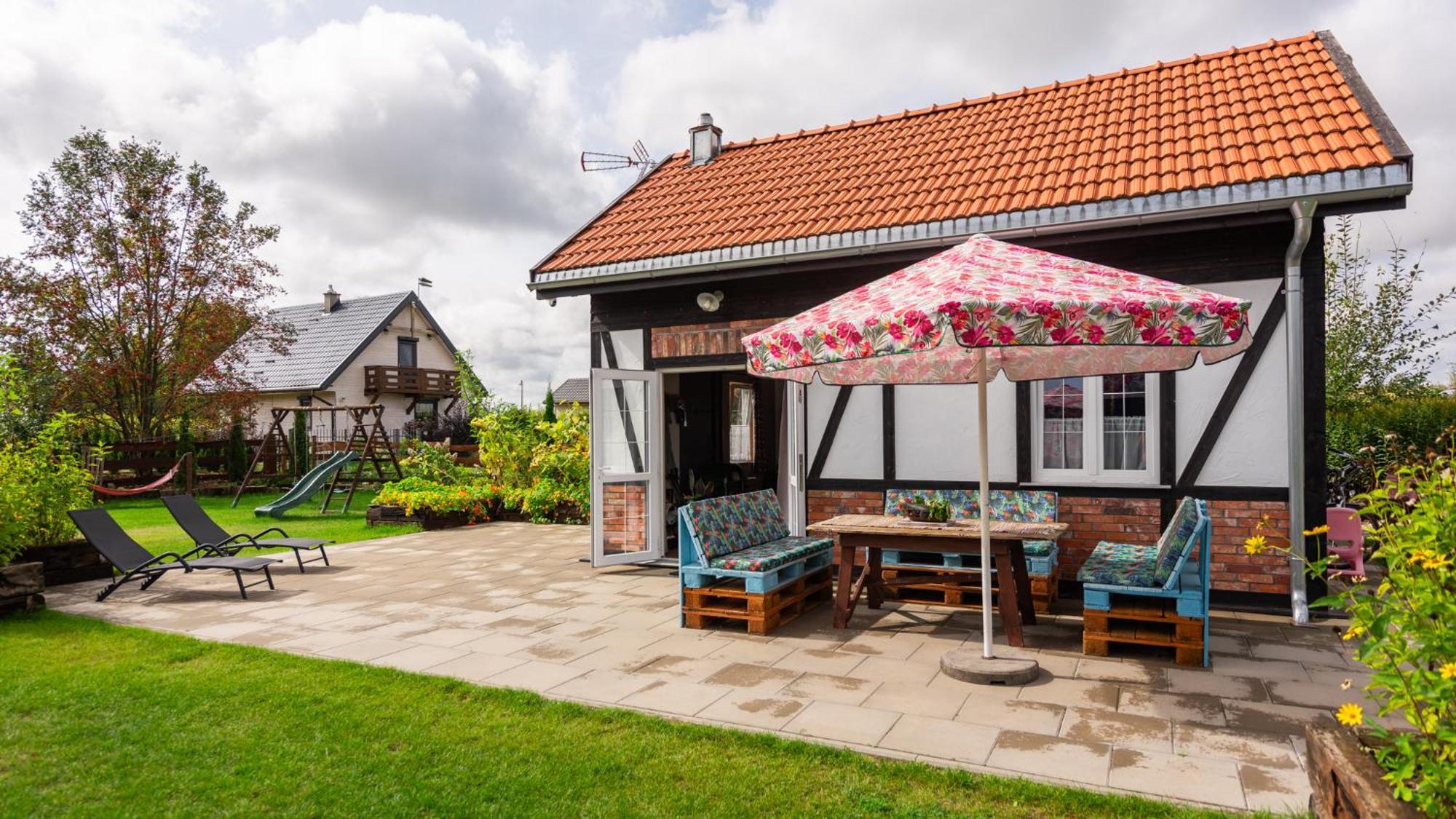 Nad Stawem Bogaczewo Villa Güldenboden Exterior foto