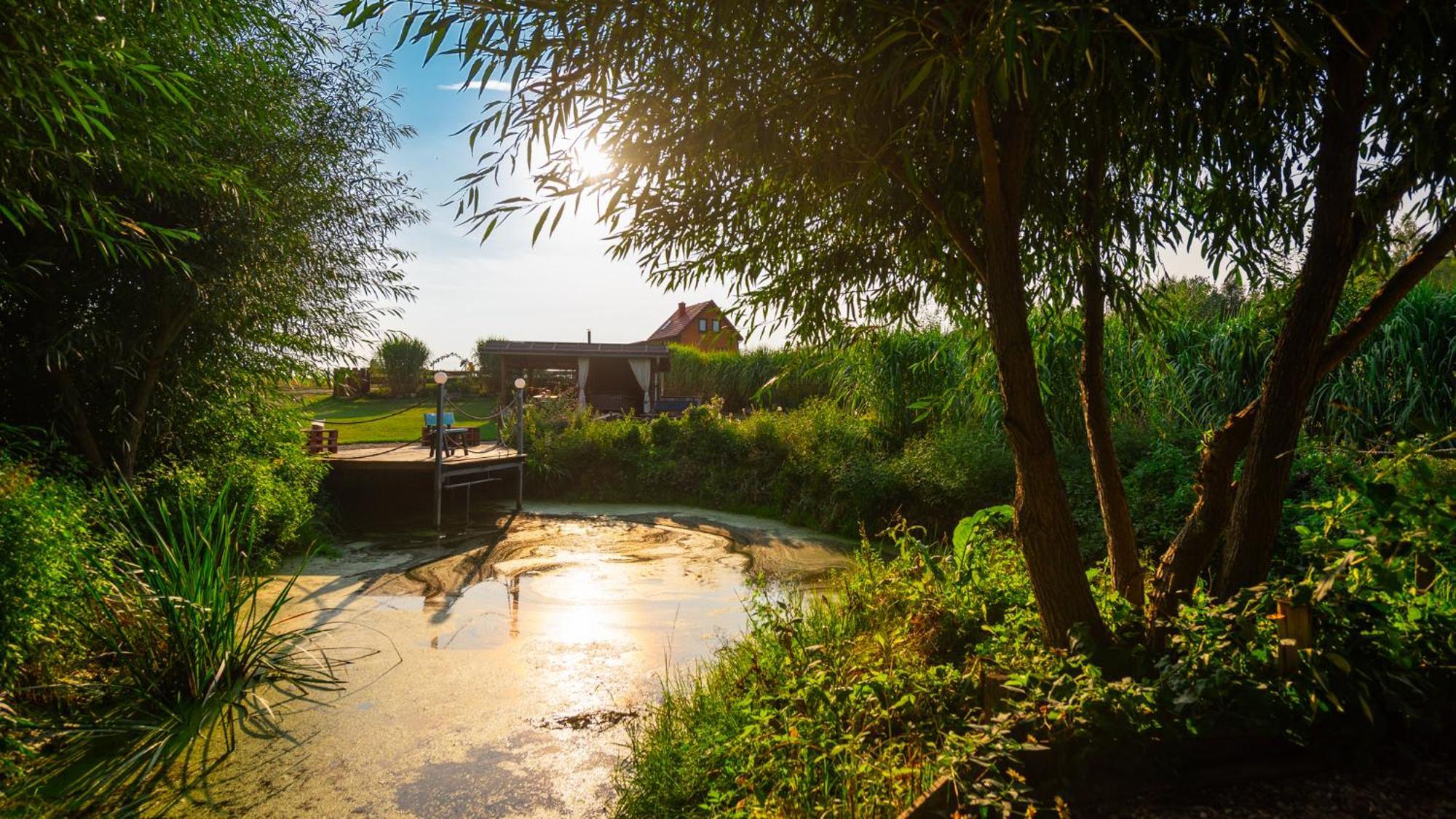 Nad Stawem Bogaczewo Villa Güldenboden Exterior foto